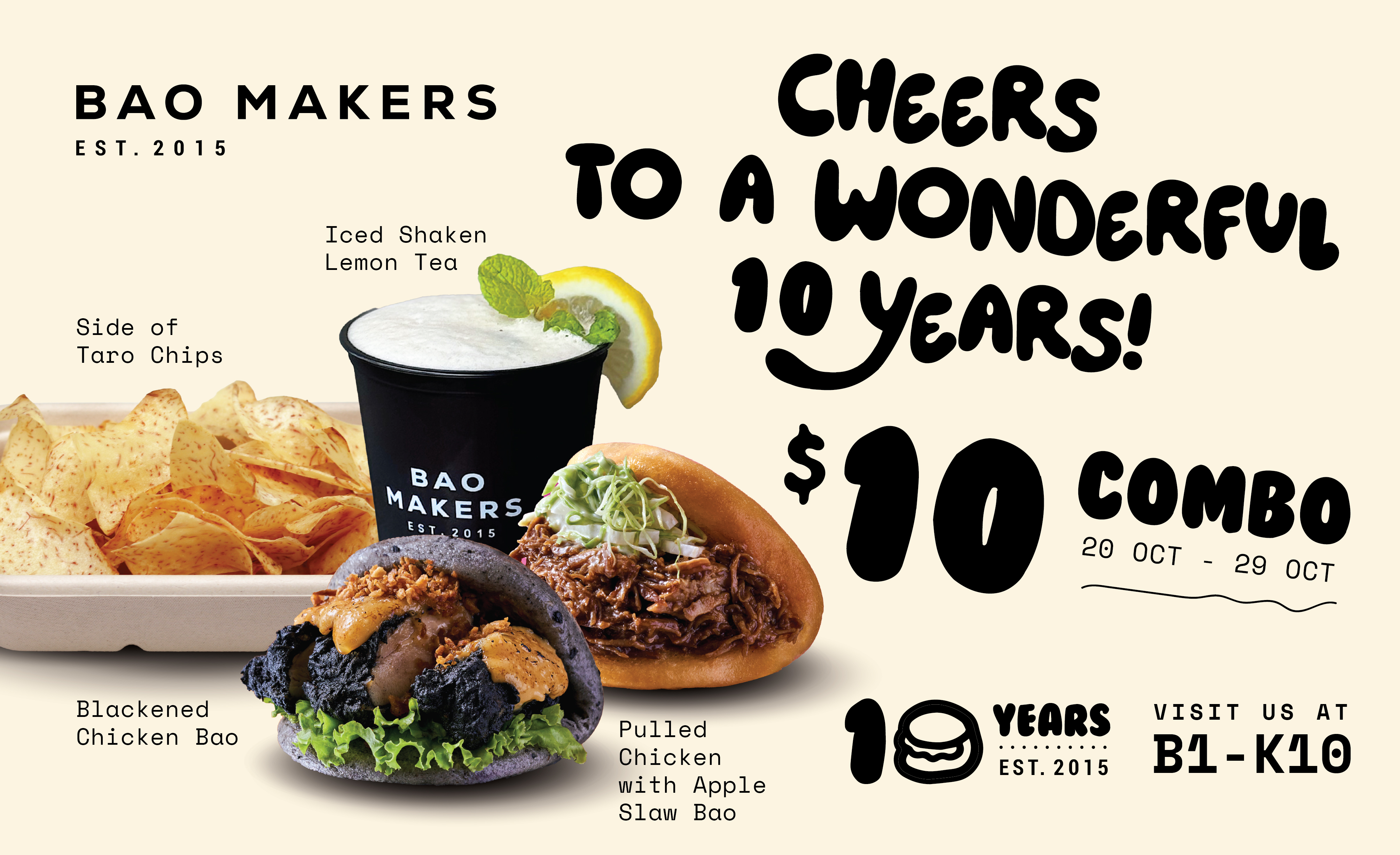 [Bao Makers] The $10 Combo for our 10 Wonderful Years